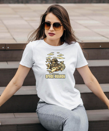 Space attack T-shirt Basic Donna