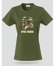 Space attack T-shirt Basic Donna