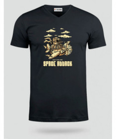Space attack  T-shirt Scollo V
