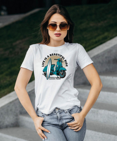 Summer travel T-shirt Basic Donna