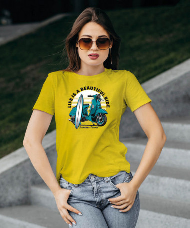 Summer travel T-shirt Basic Donna