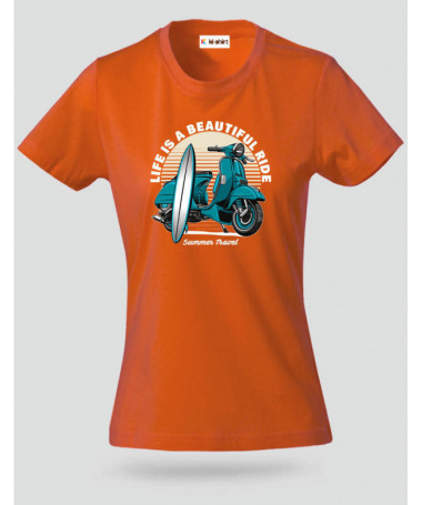 Summer travel T-shirt Basic Donna