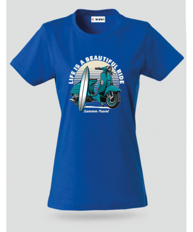 Summer travel T-shirt Basic Donna