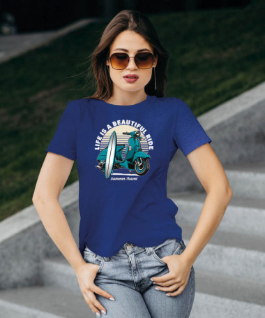 Summer travel T-shirt Basic Donna