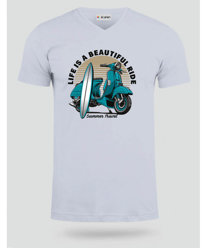 Summer travel  T-shirt Scollo V