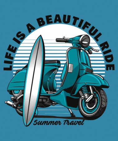 Summer travel  T-shirt Scollo V