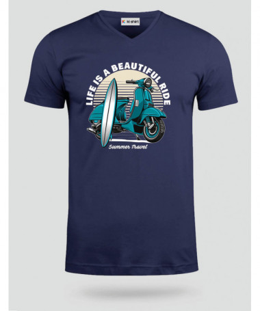 Summer travel  T-shirt Scollo V