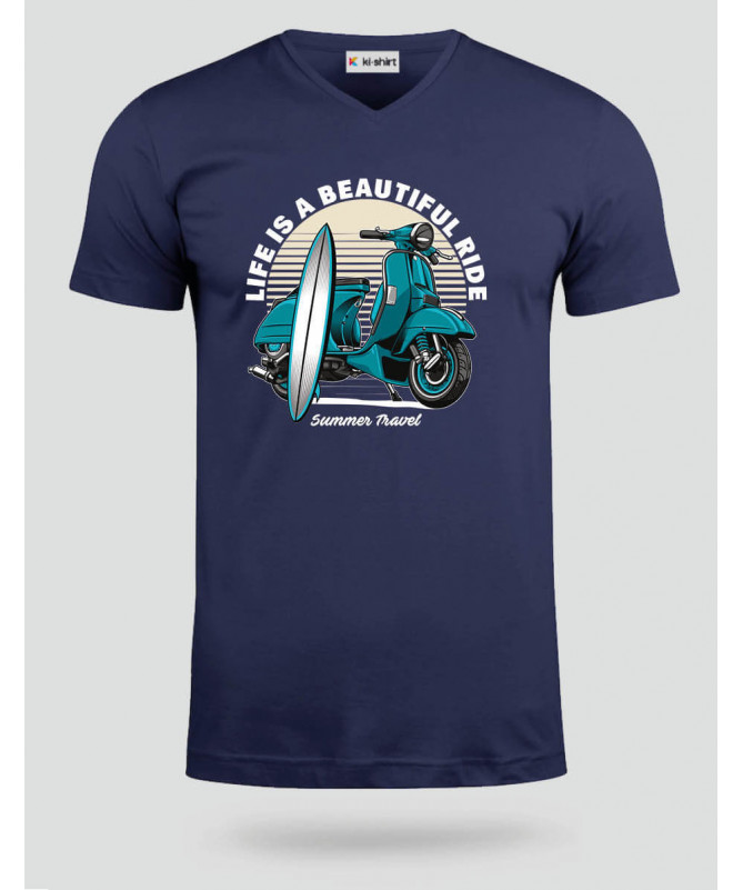 Summer travel  T-shirt Scollo V