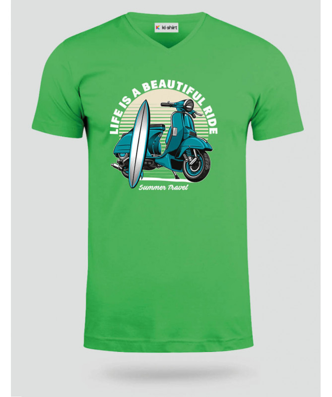 Summer travel  T-shirt Scollo V