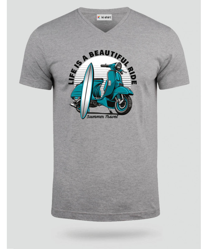 Summer travel  T-shirt Scollo V