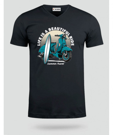 Summer travel  T-shirt Scollo V