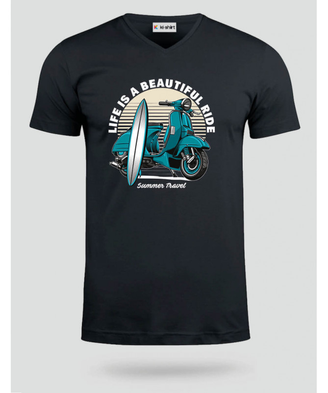 Summer travel  T-shirt Scollo V