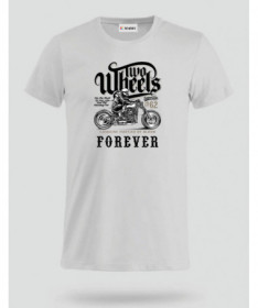 Two wheels forever T-shirt Basic Uomo