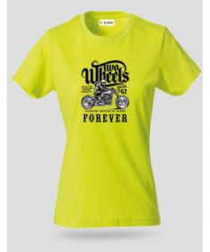 Two wheels forever T-shirt Basic Donna
