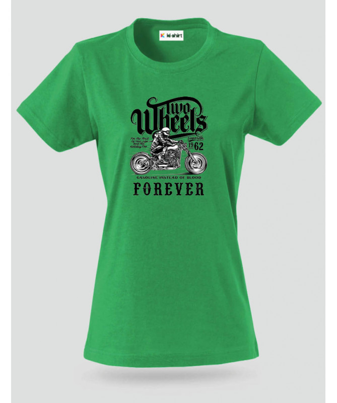 Two wheels forever T-shirt Basic Donna