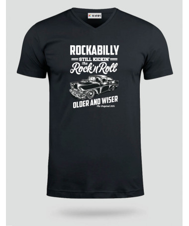 Rockabilly  T-shirt Scollo V
