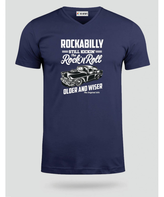 Rockabilly  T-shirt Scollo V