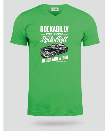 Rockabilly  T-shirt Scollo V