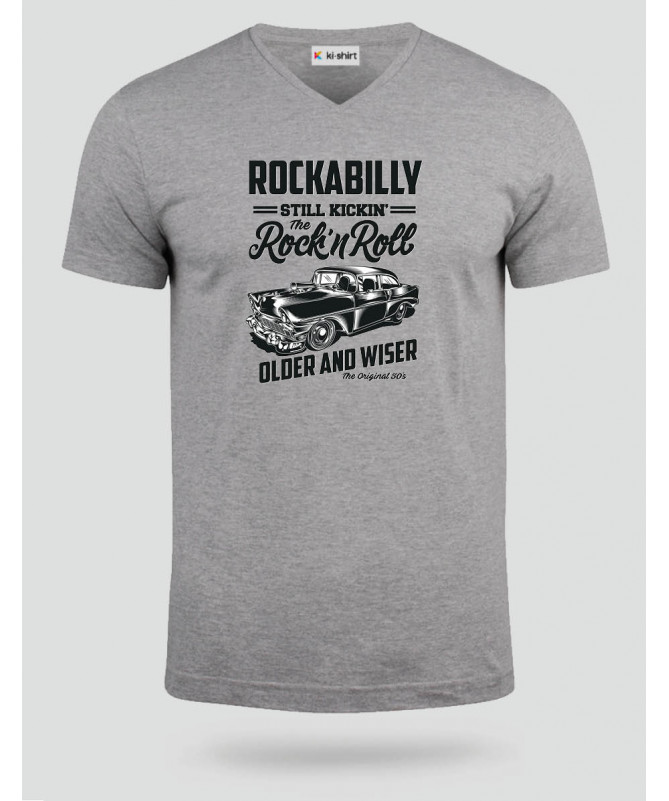 Rockabilly  T-shirt Scollo V