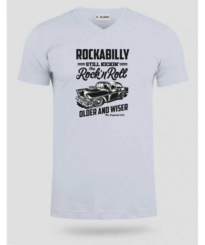 Rockabilly  T-shirt Scollo V
