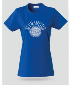 Hi i am stressed T-shirt Basic Donna