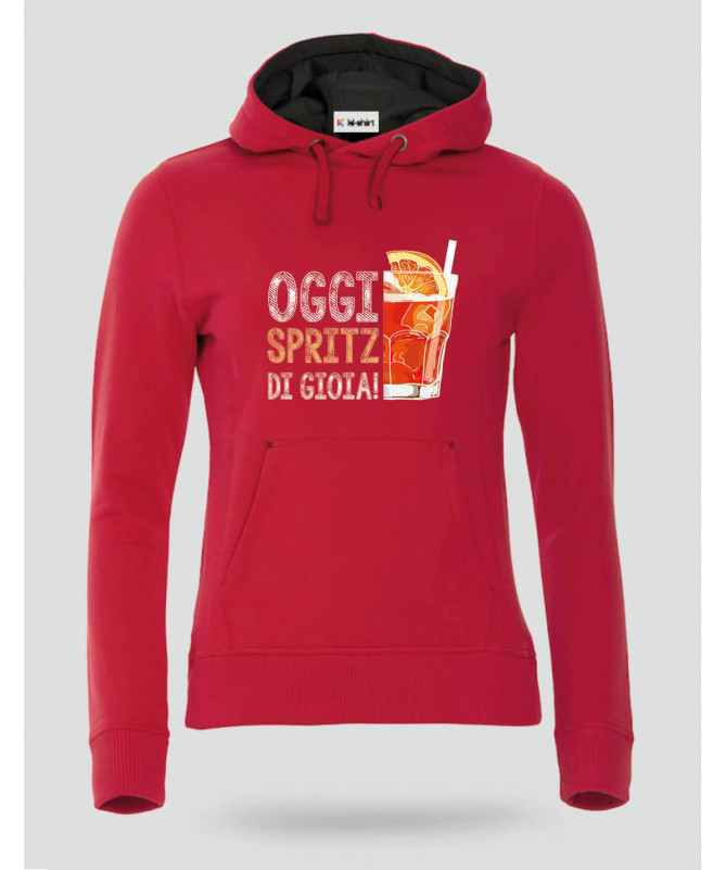 Spritz di gioia Felpa Premium con cappuccio Donna