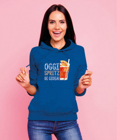 Spritz di gioia Felpa Premium con cappuccio Donna