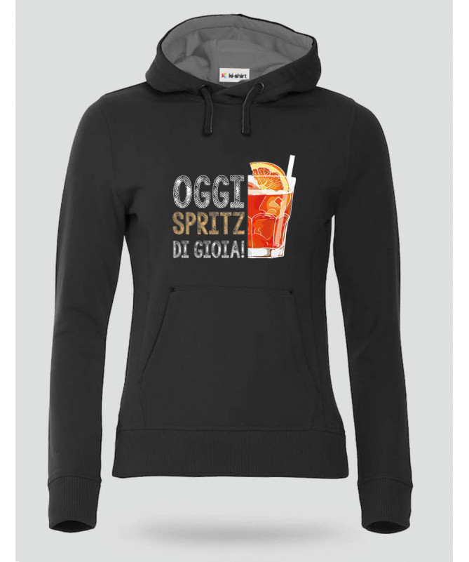Spritz di gioia Felpa Premium con cappuccio Donna