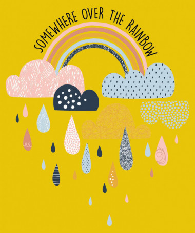 Rainbow T-shirt Basic Uomo