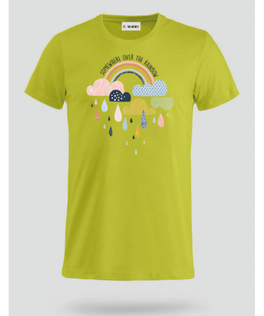 Rainbow T-shirt Basic Uomo