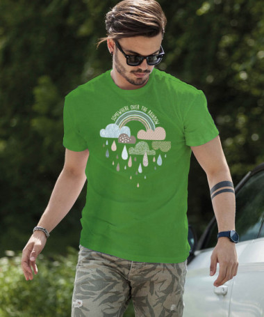 Rainbow T-shirt Basic Uomo
