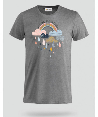 Rainbow T-shirt Basic Uomo