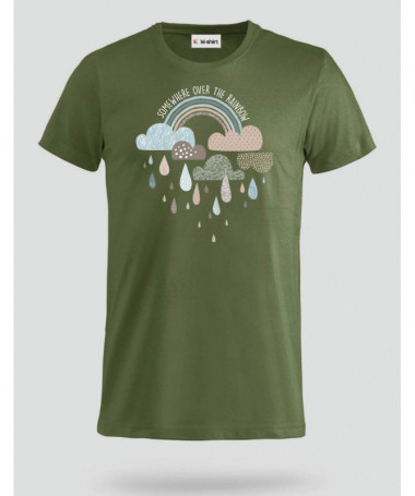 Rainbow T-shirt Basic Uomo