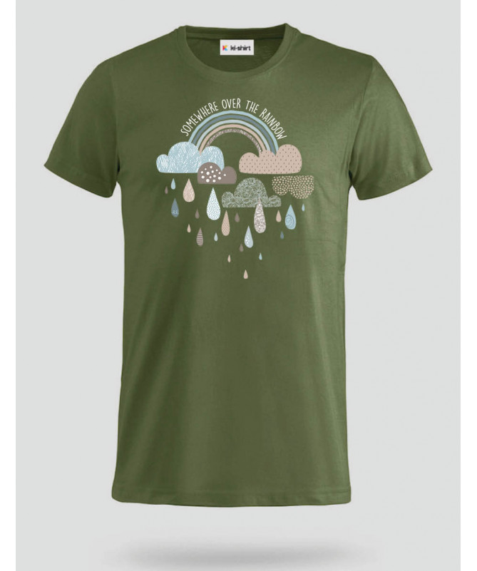 Rainbow T-shirt Basic Uomo