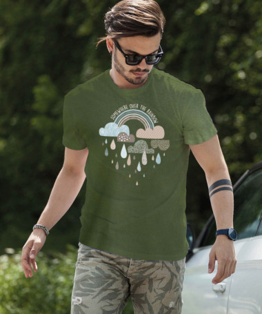 Rainbow T-shirt Basic Uomo