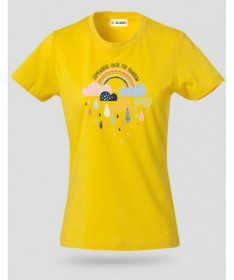 Rainbow T-shirt Basic Donna