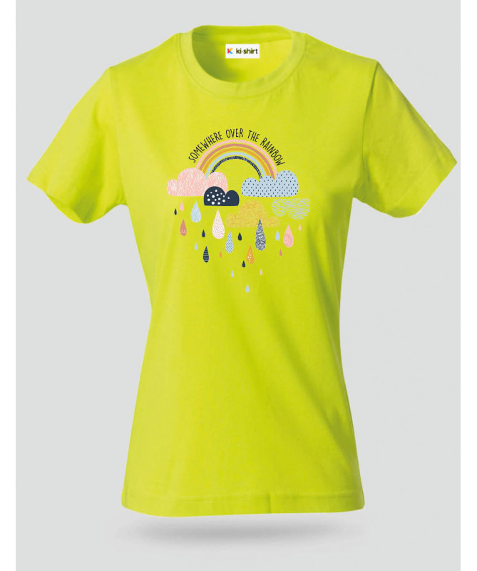 Rainbow T-shirt Basic Donna