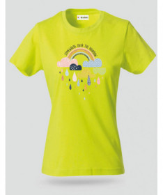 Rainbow T-shirt Basic Donna