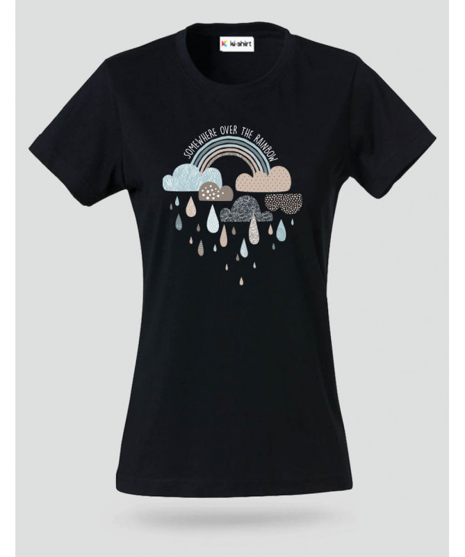 Rainbow T-shirt Basic Donna