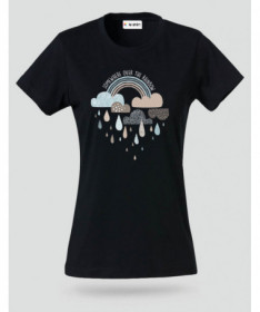 Rainbow T-shirt Basic Donna