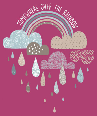 Rainbow T-shirt Basic Donna