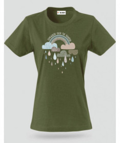 Rainbow T-shirt Basic Donna
