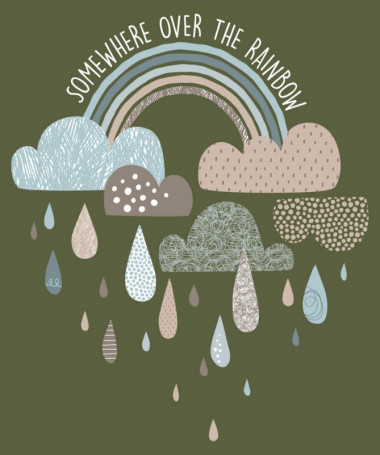 Rainbow T-shirt Basic Donna