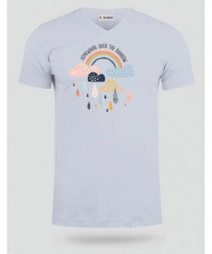 Rainbow  T-shirt Scollo V