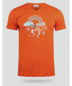 Rainbow  T-shirt Scollo V