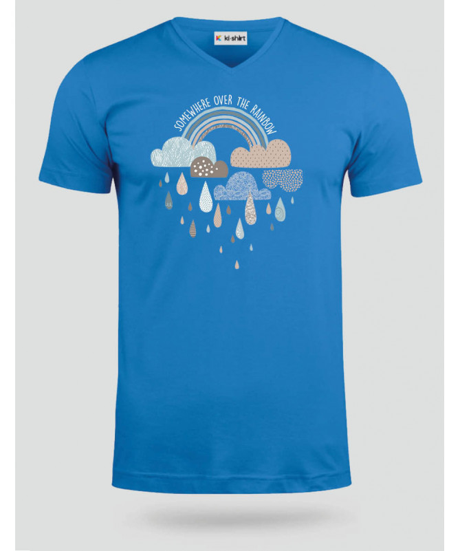 Rainbow  T-shirt Scollo V