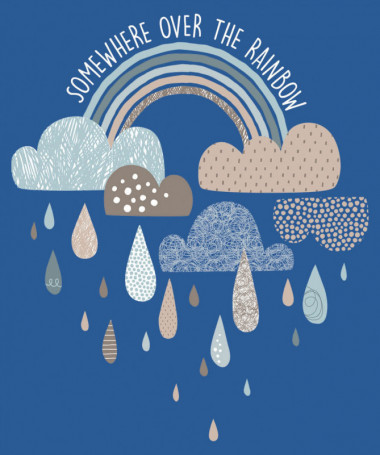 Rainbow  T-shirt Scollo V