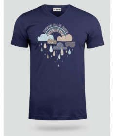 Rainbow  T-shirt Scollo V