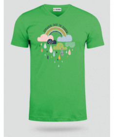 Rainbow  T-shirt Scollo V