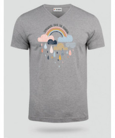 Rainbow  T-shirt Scollo V